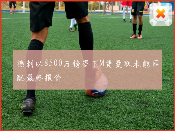 热刺以8500万镑签下M费曼联未能匹配最终报价